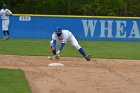 Baseball vs CGA  Wheaton College Baseball vs Coast Guard Academy during game one of the NEWMAC semi-finals playoffs. - (Photo by Keith Nordstrom) : Wheaton, baseball, NEWMAC